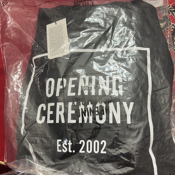 OPENING CEREMONY Authentic  black hoodie Sz L NWT! - Picture 4 of 5